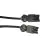 Noxion GST - Kompatibel Verlängerungskabel Schwarz - Männlich + Weiblich - 1,5m - 3 pole 1,5mm2