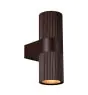 Nordlux Kyklop Wandleuchte Aluminium Rostig  Up & Down | Geeignet für 2x GU10